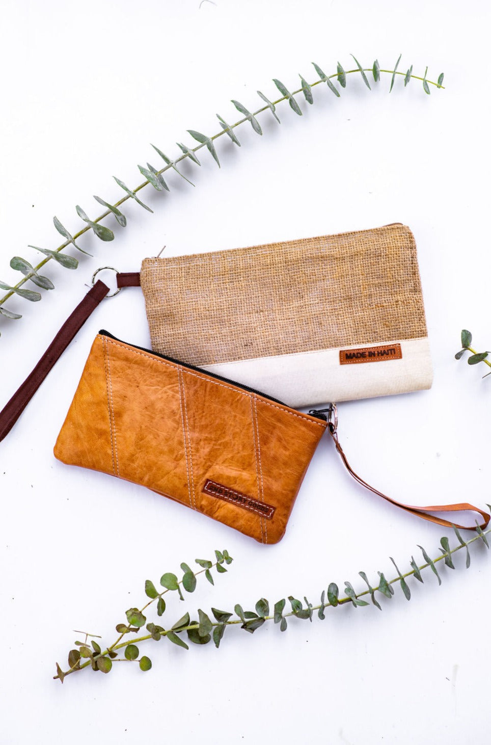 Two Shades of Leather Pouch