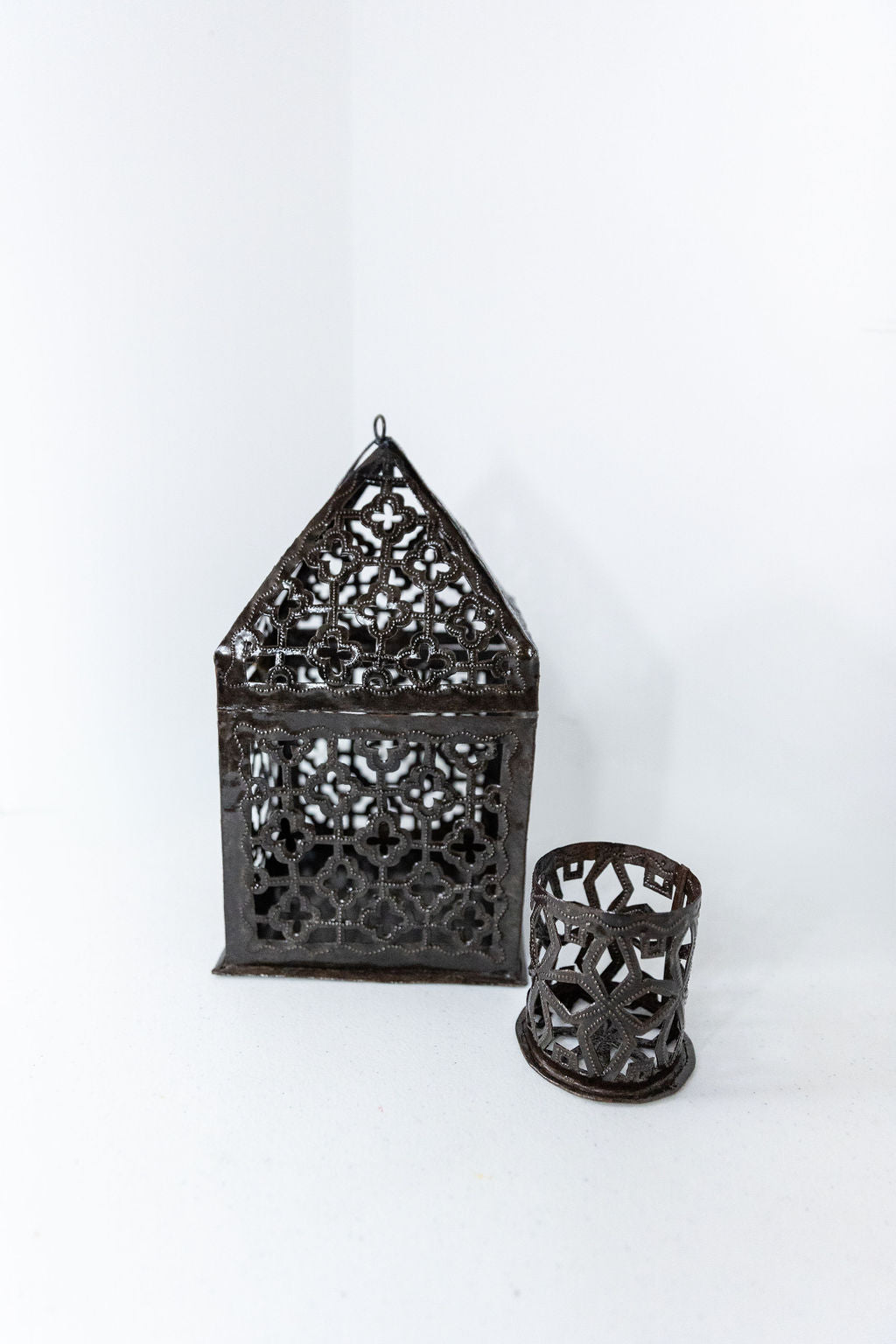 Recycled Metal Lantern