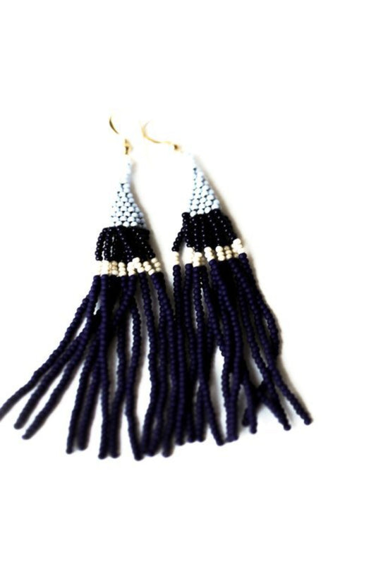 Beaded Tassel Earring