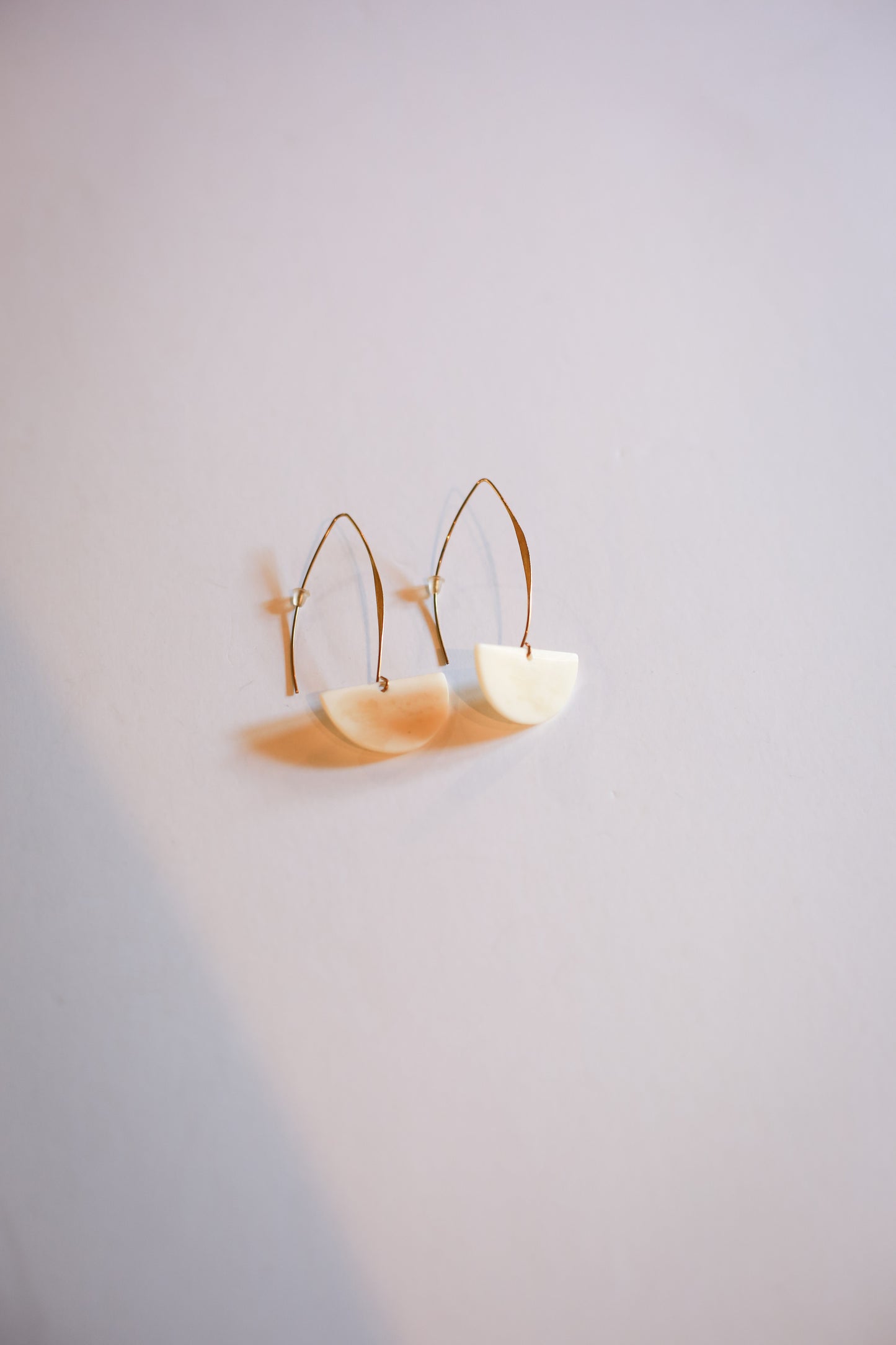 Marquise Moon Earring