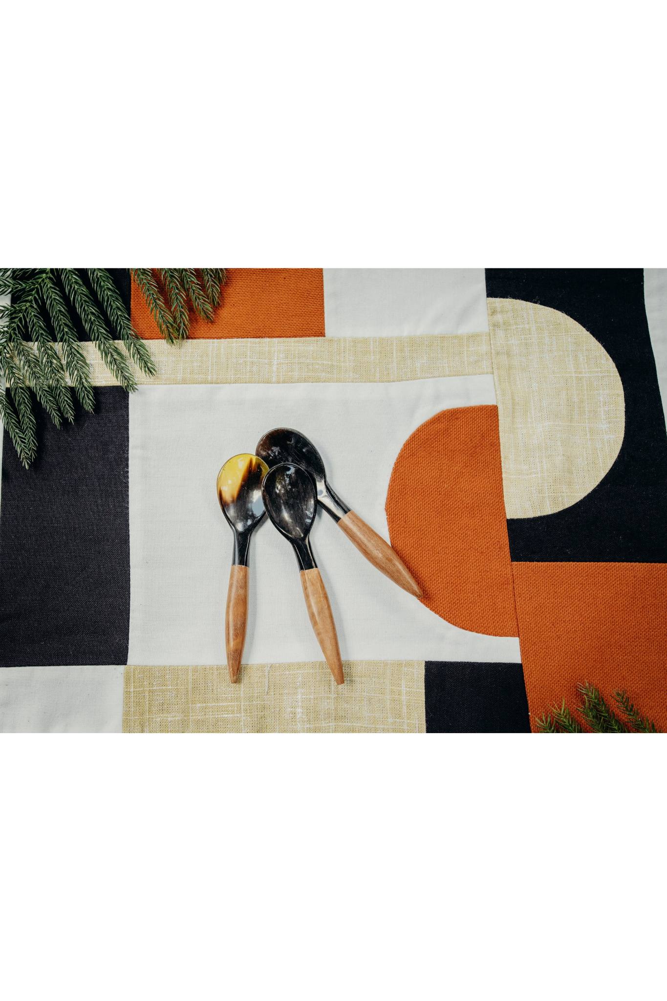 Horn + Wood Mini Spoon