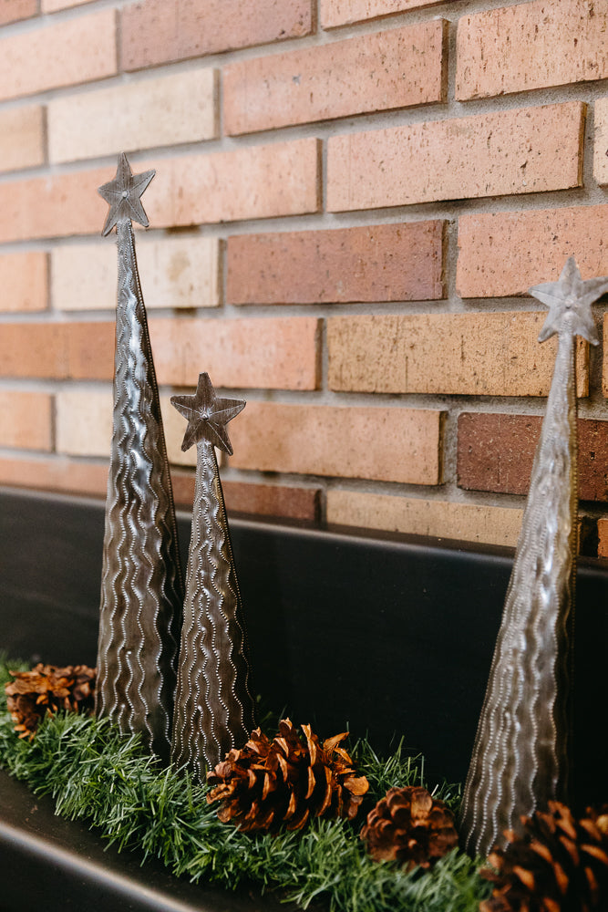 Standing Metal Trees