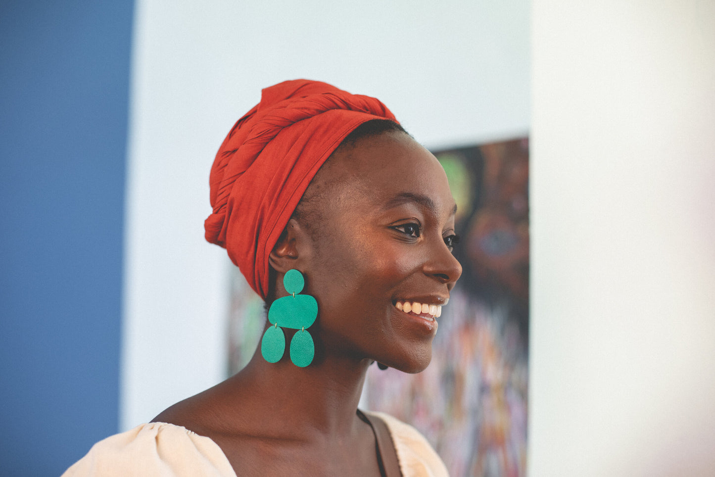 Katya Leather Earrings