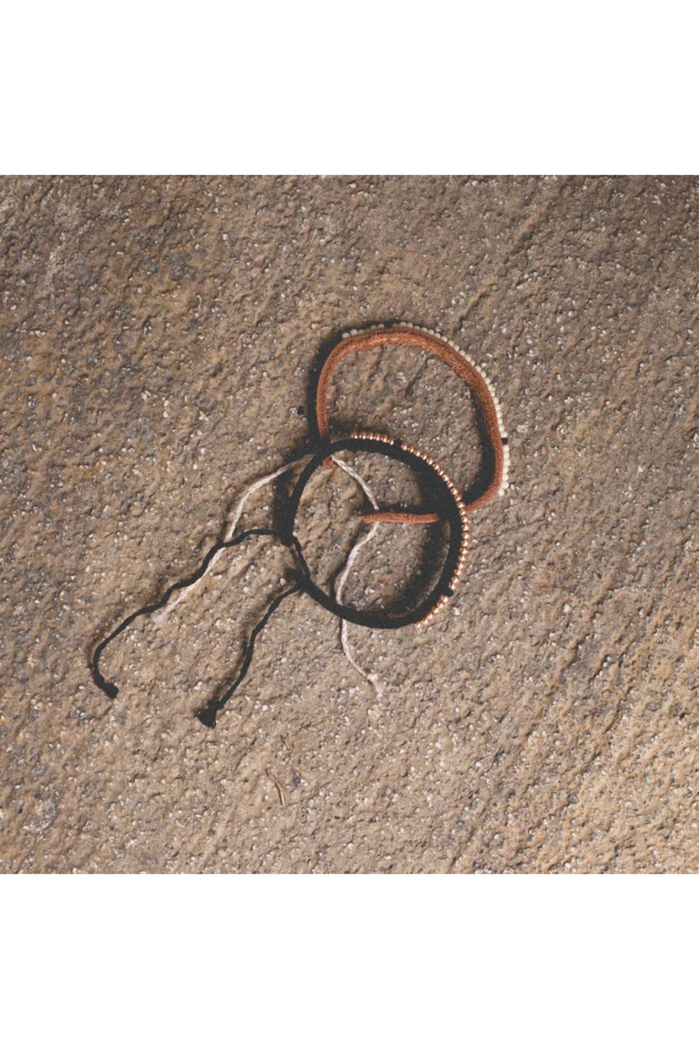 Ti Grenn Leather Bracelet