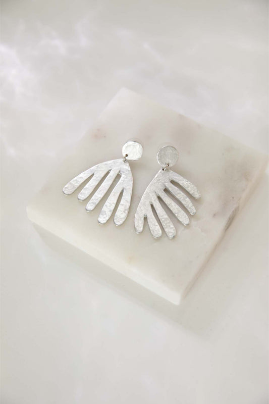 Coral Aluminum Earrings