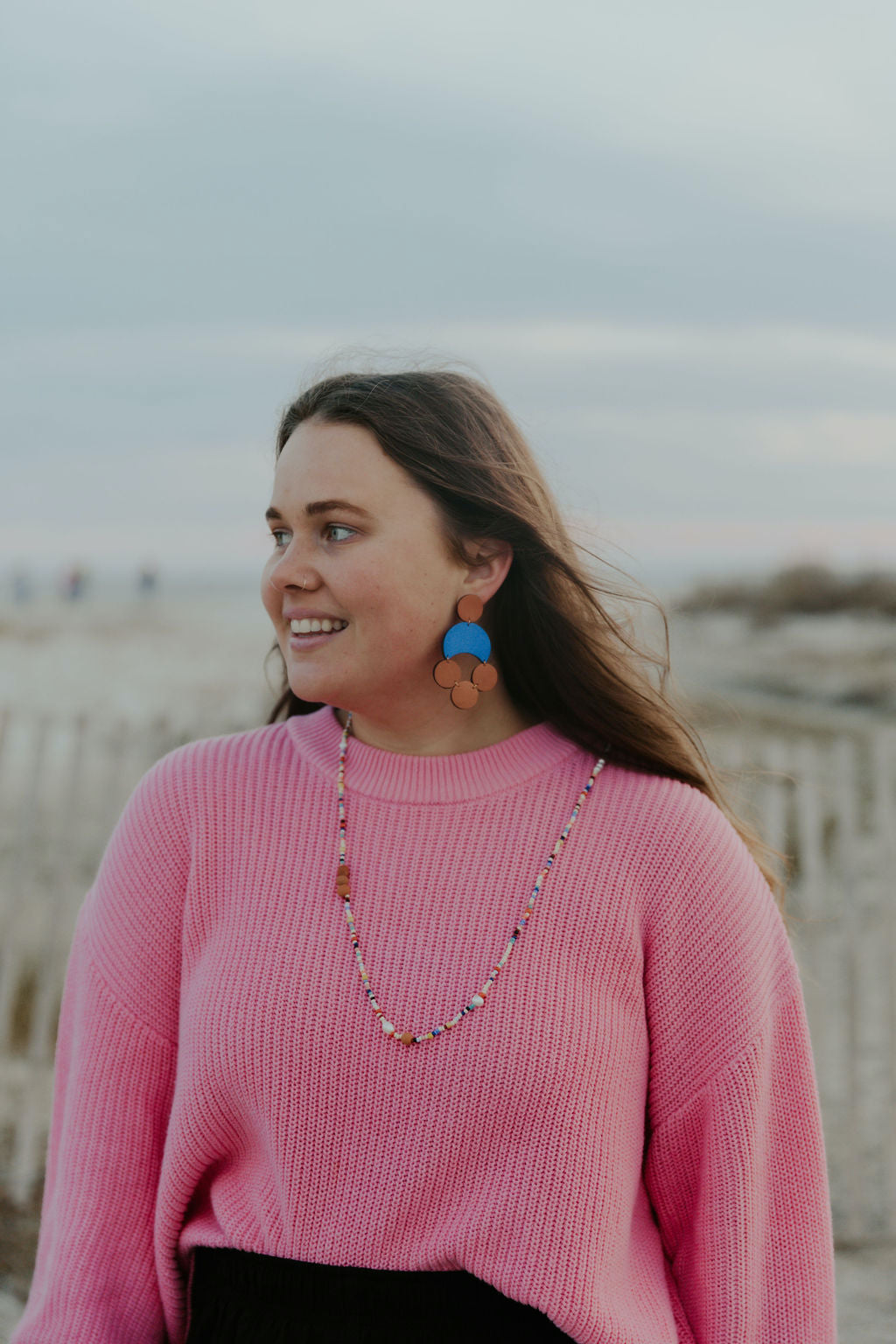 Kavakia Leather Earring