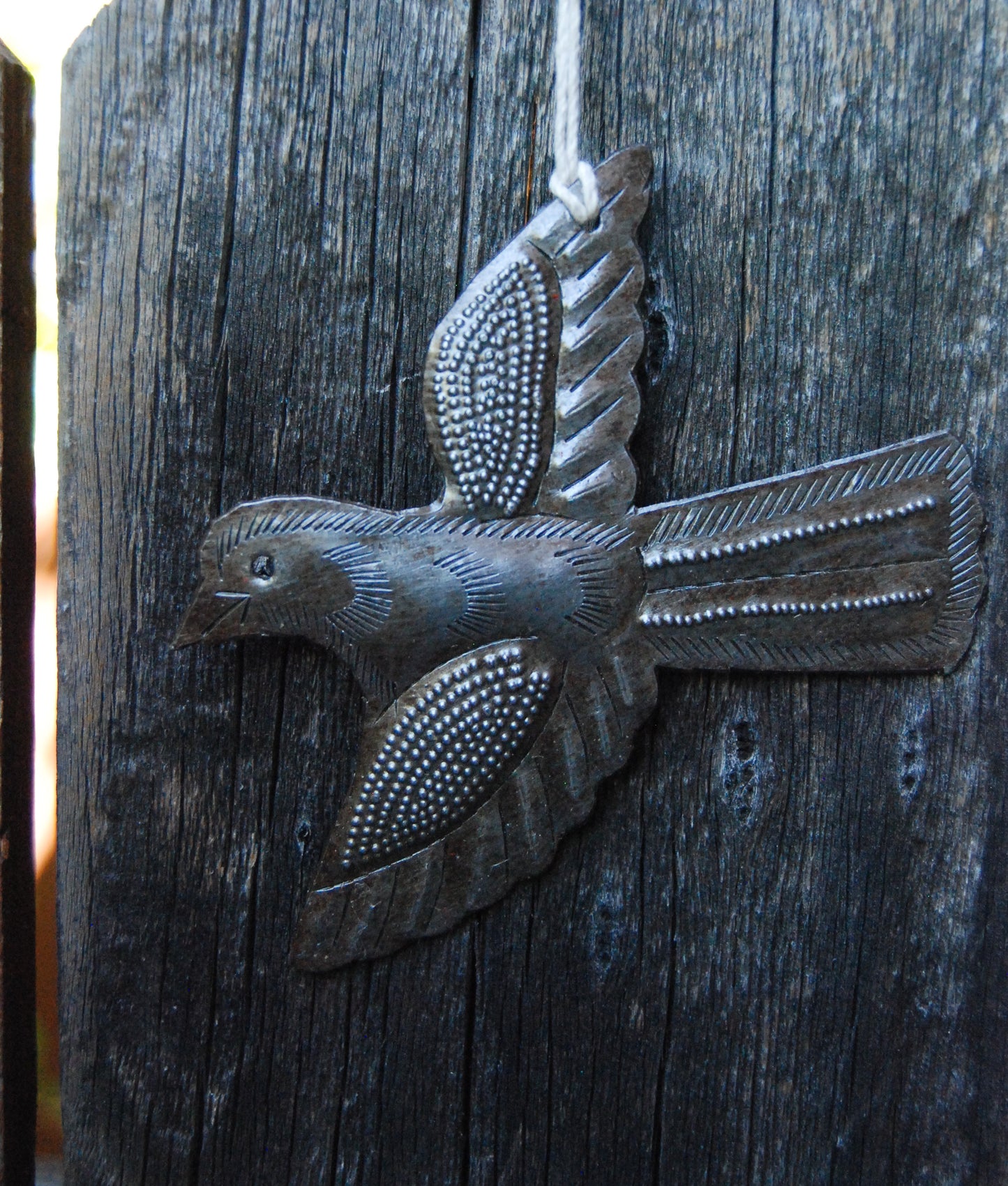 Metal Art Bird Ornament