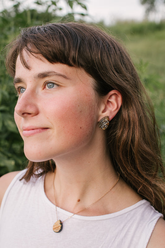 Teardrop Horn Necklace